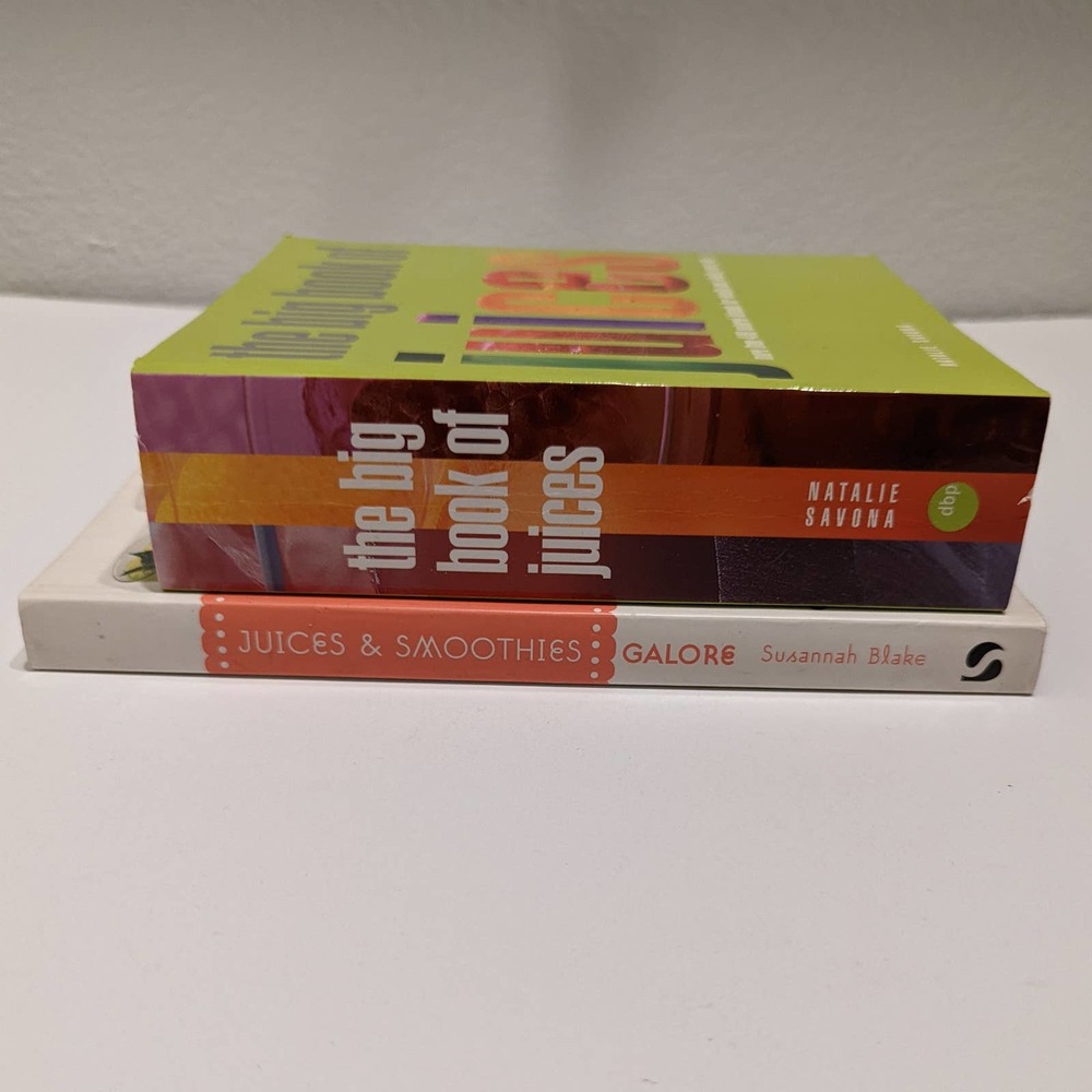 Juice & Smoothie Book Lot (2 Paperback) – 400+ Blends for Everyday Health